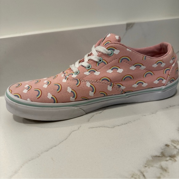 Vans Youth Kids Girls Doheny Rainbows Shoes Sneakers Size Missy 6 Pink Lace Up - Picture 11 of 14